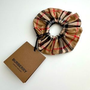 Burberry Vintage Check Cotton Scrunchie